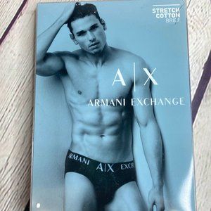 A/X Armani Exchange Blue Stretch Cotton Brief